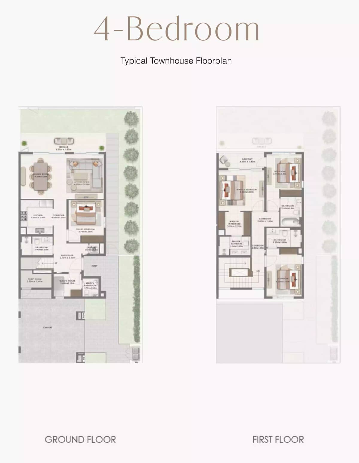 4 Bedroom Townhouses