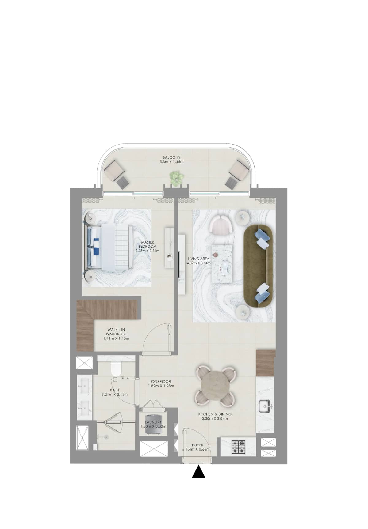 1 Bedroom Apartment