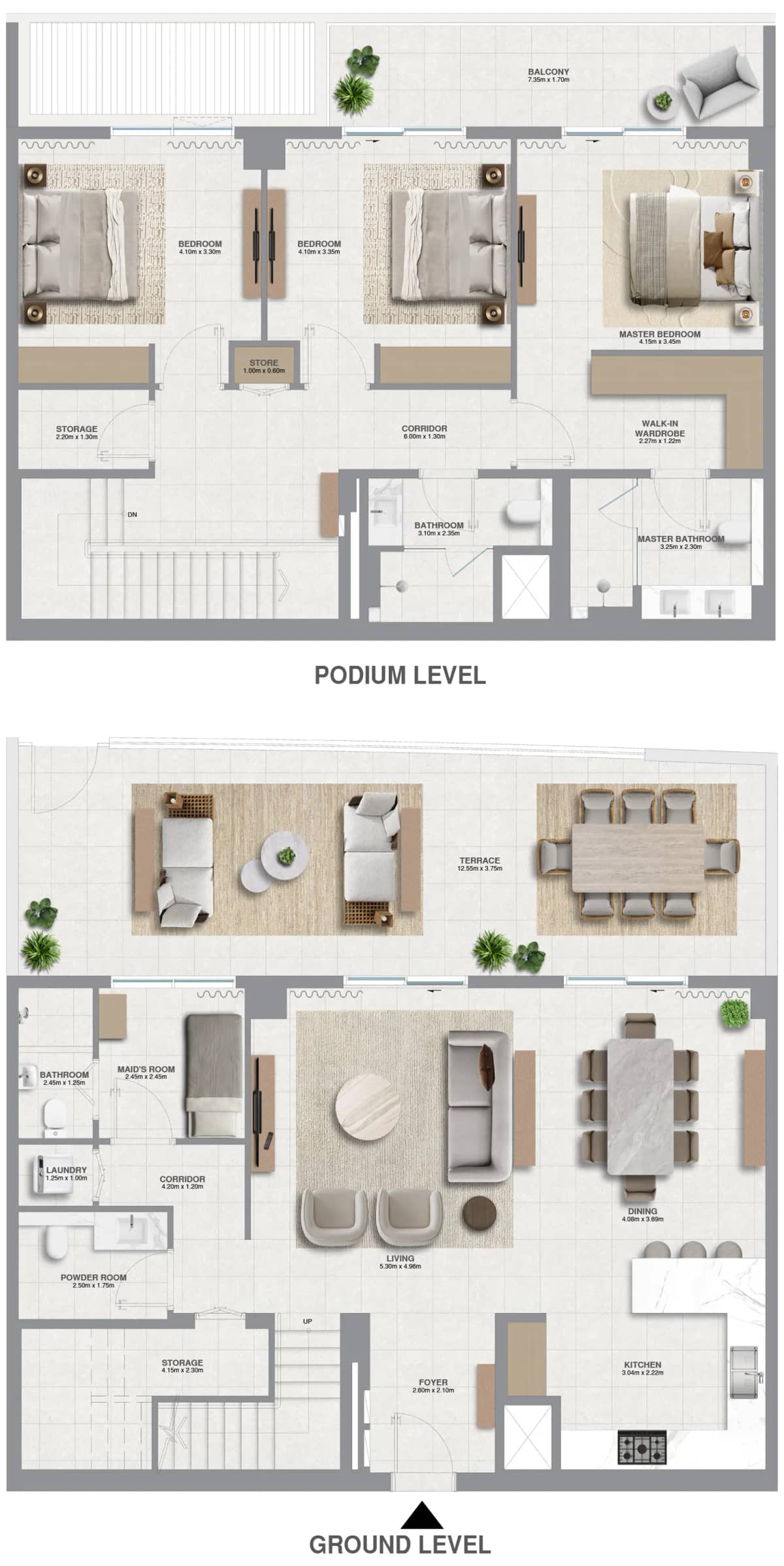 3 Bedroom Townhouses Type-2