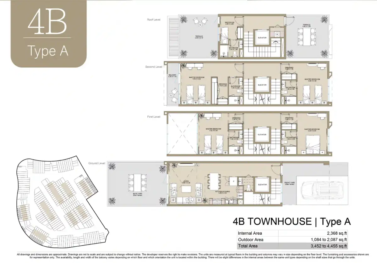 4 Bedroom Townhouses