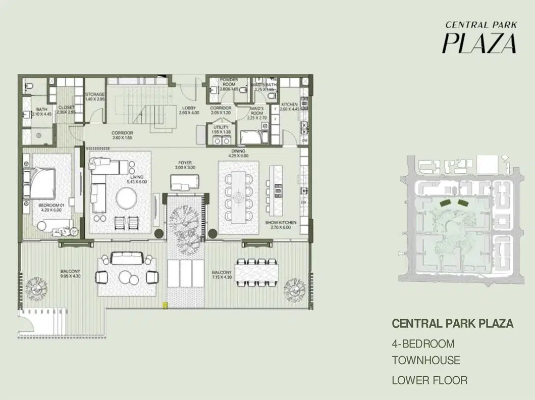 4 Bedroom Townhouses