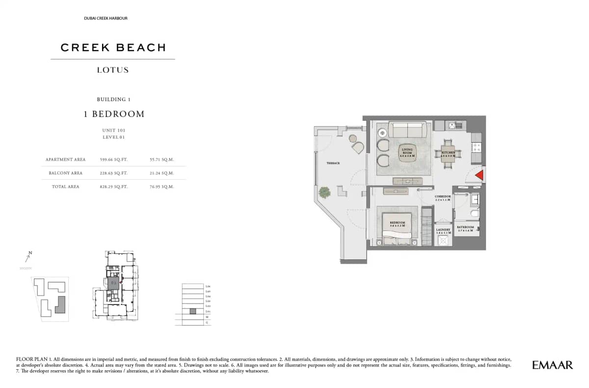 1 Bedroom Apartments