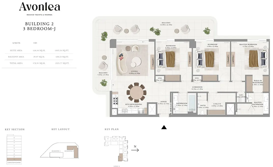 3 Bedroom Apartments