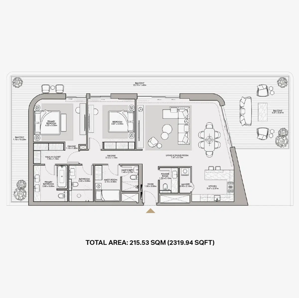 2 Bedroom Apartment