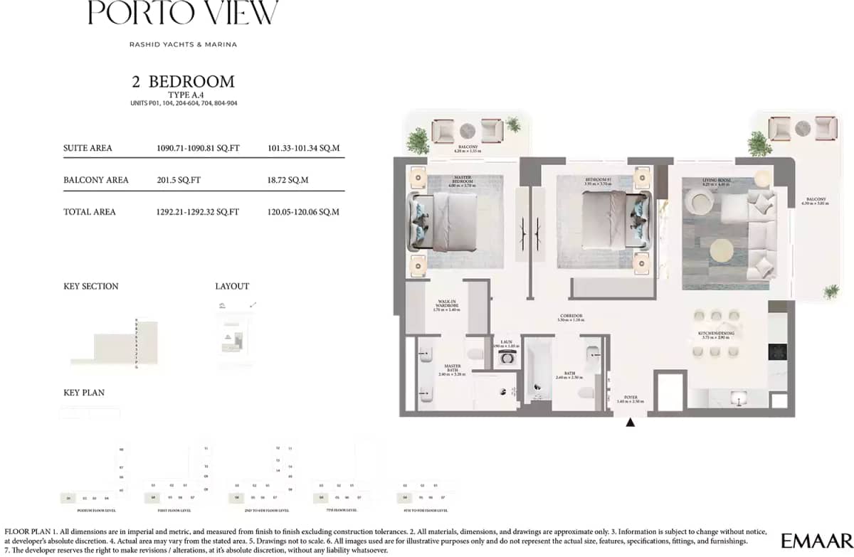 2 Bedroom Apartments