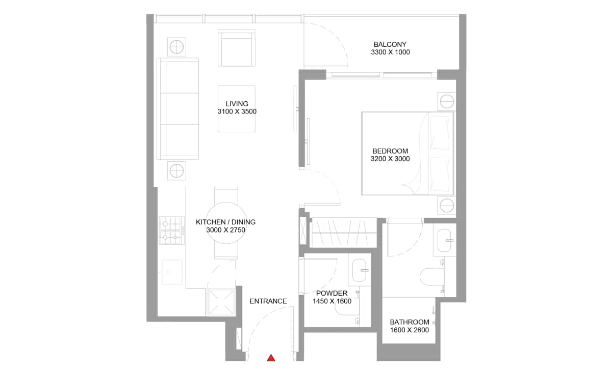 1 Bedroom