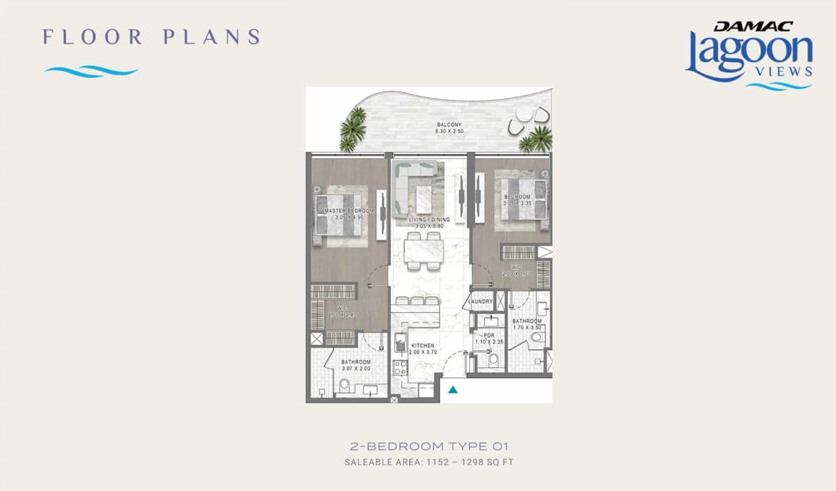 2 Bedroom Apartments