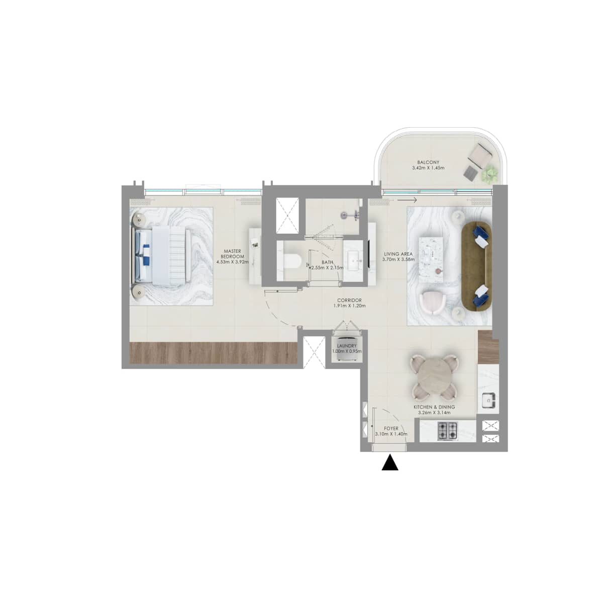 1 Bedroom Apartment-1