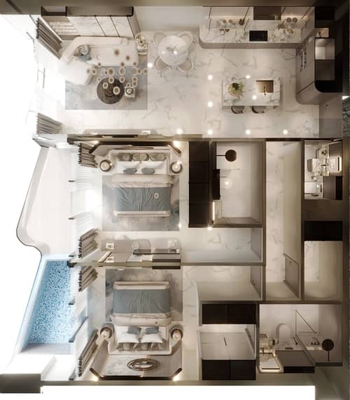 2 Bedroom Apartments