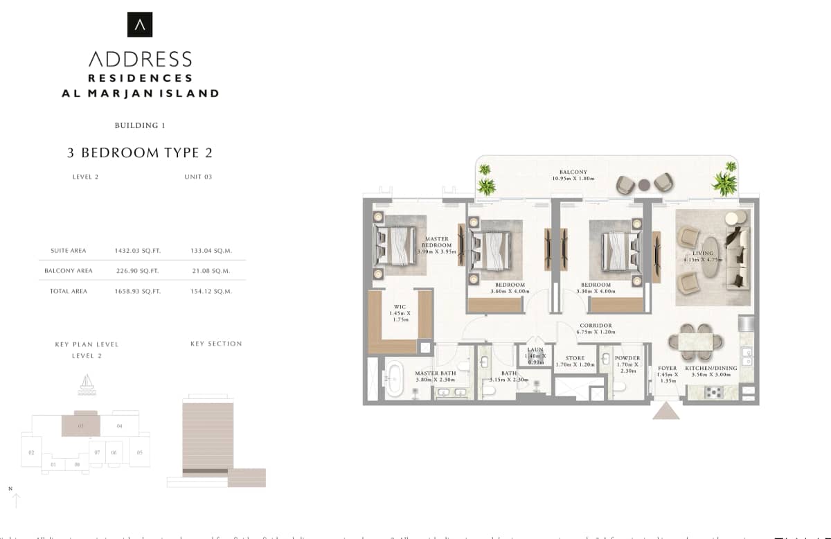 3 Bedroom Apartments