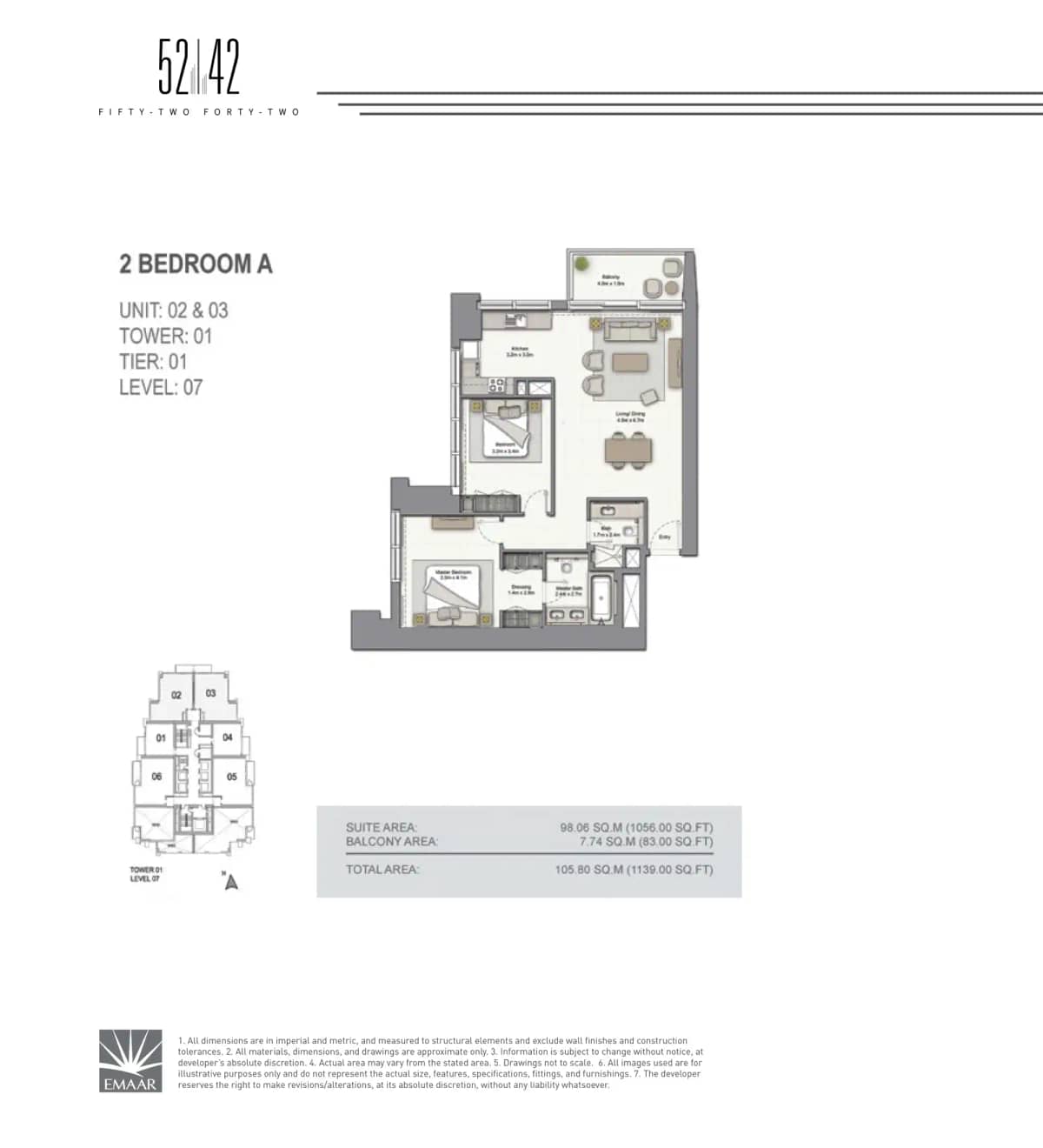 2 Bedroom Apartments