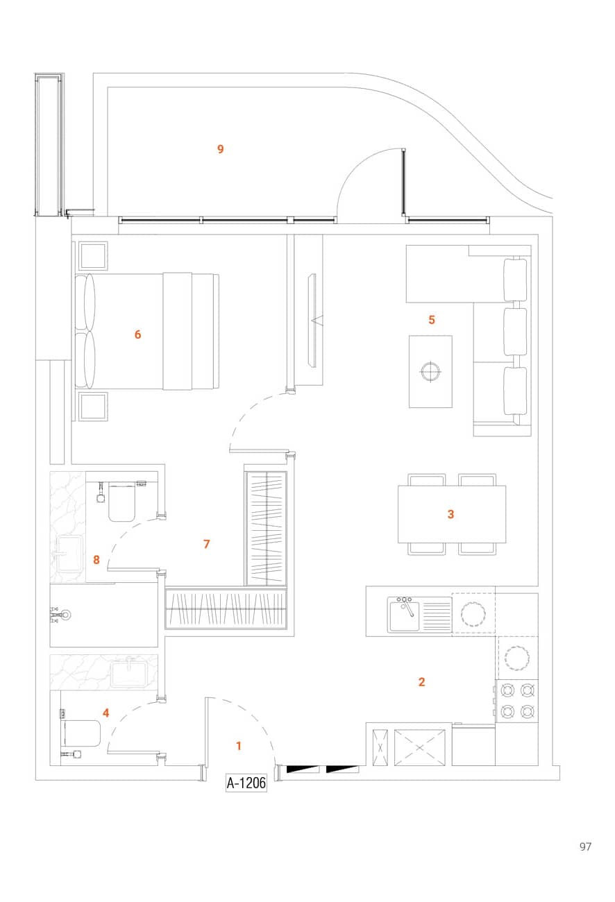 1 Bedroom Apartments
