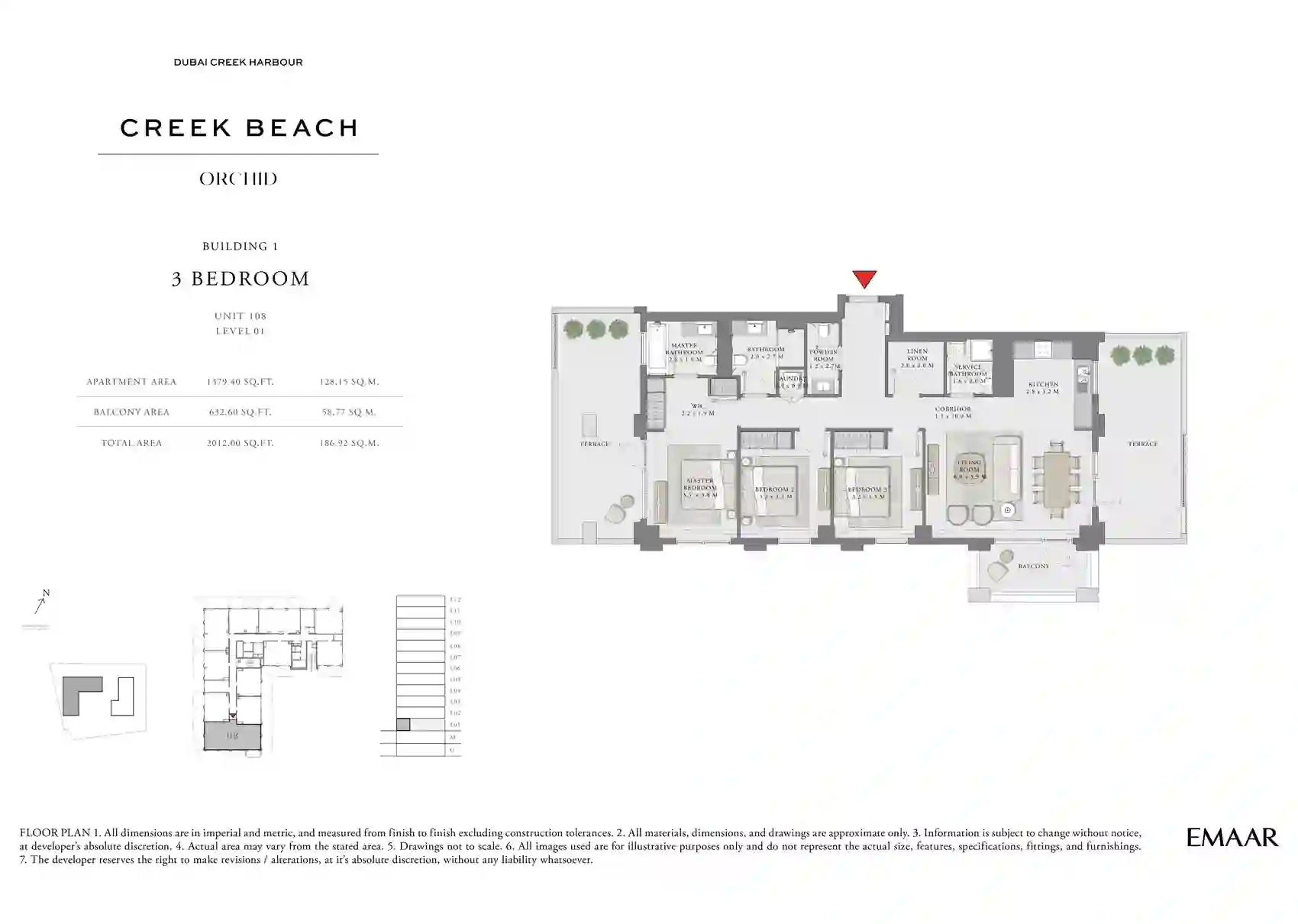 3 Bedroom Apartments