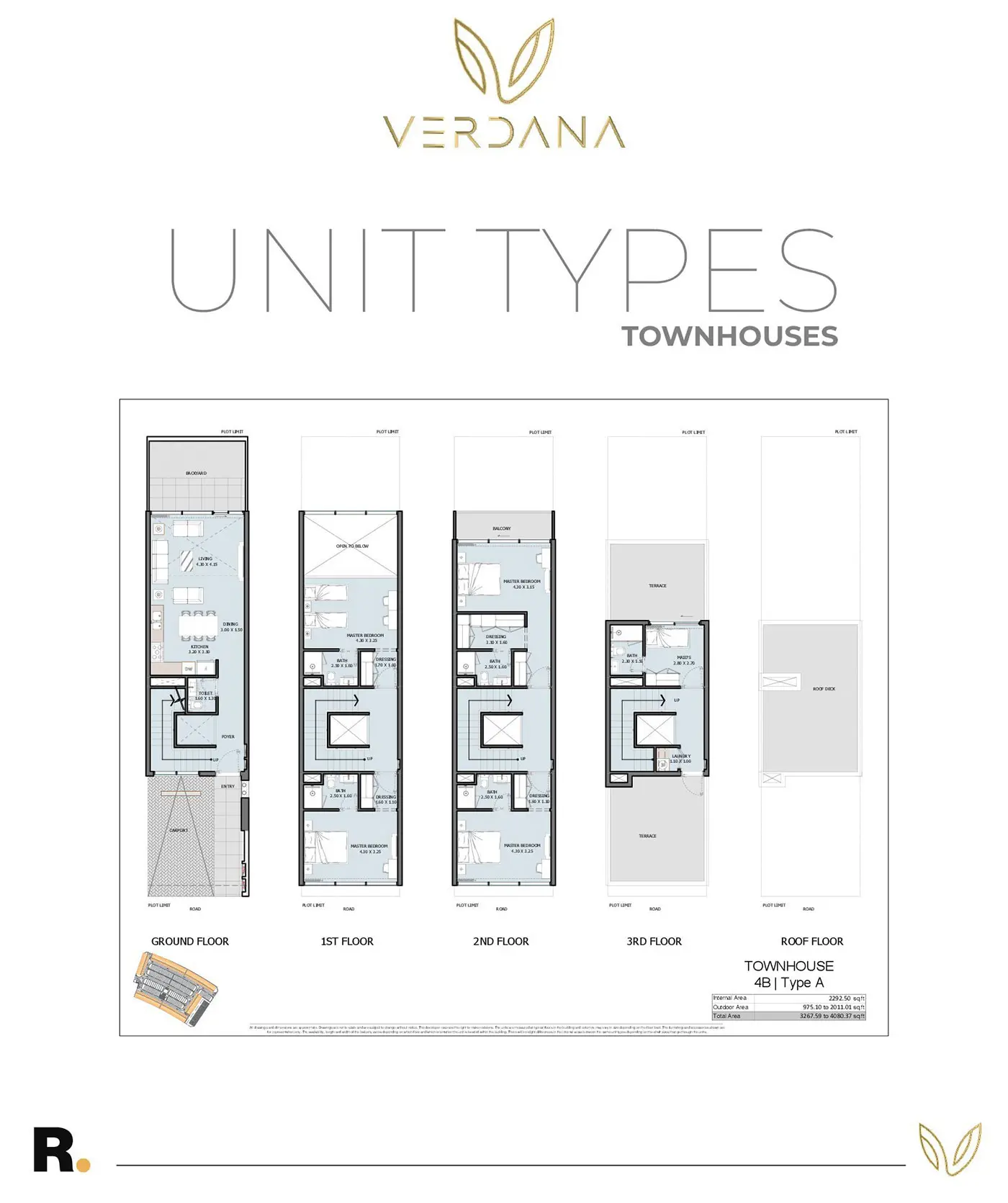 4 Bedroom Townhouses
