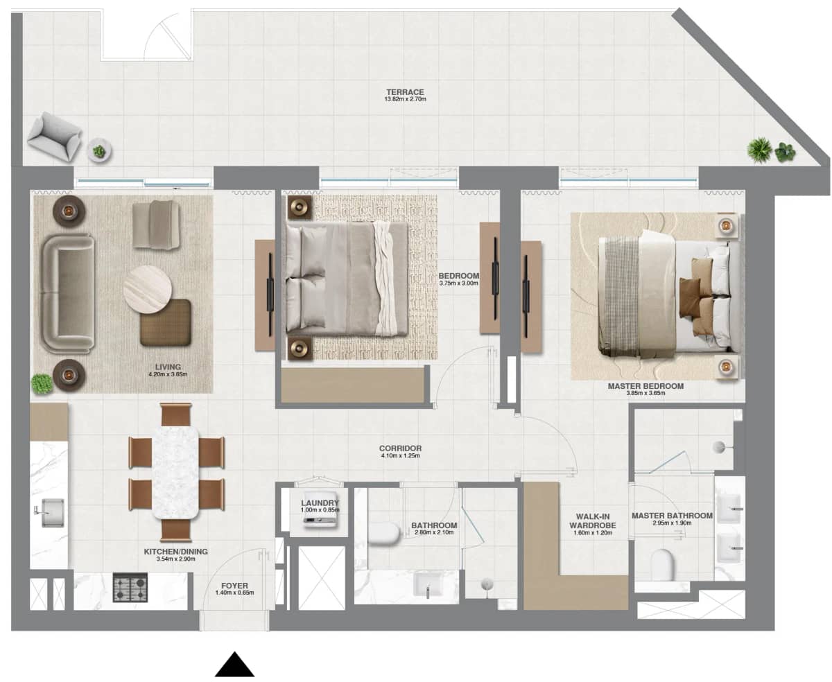 2 Bedroom Apartments Type-2