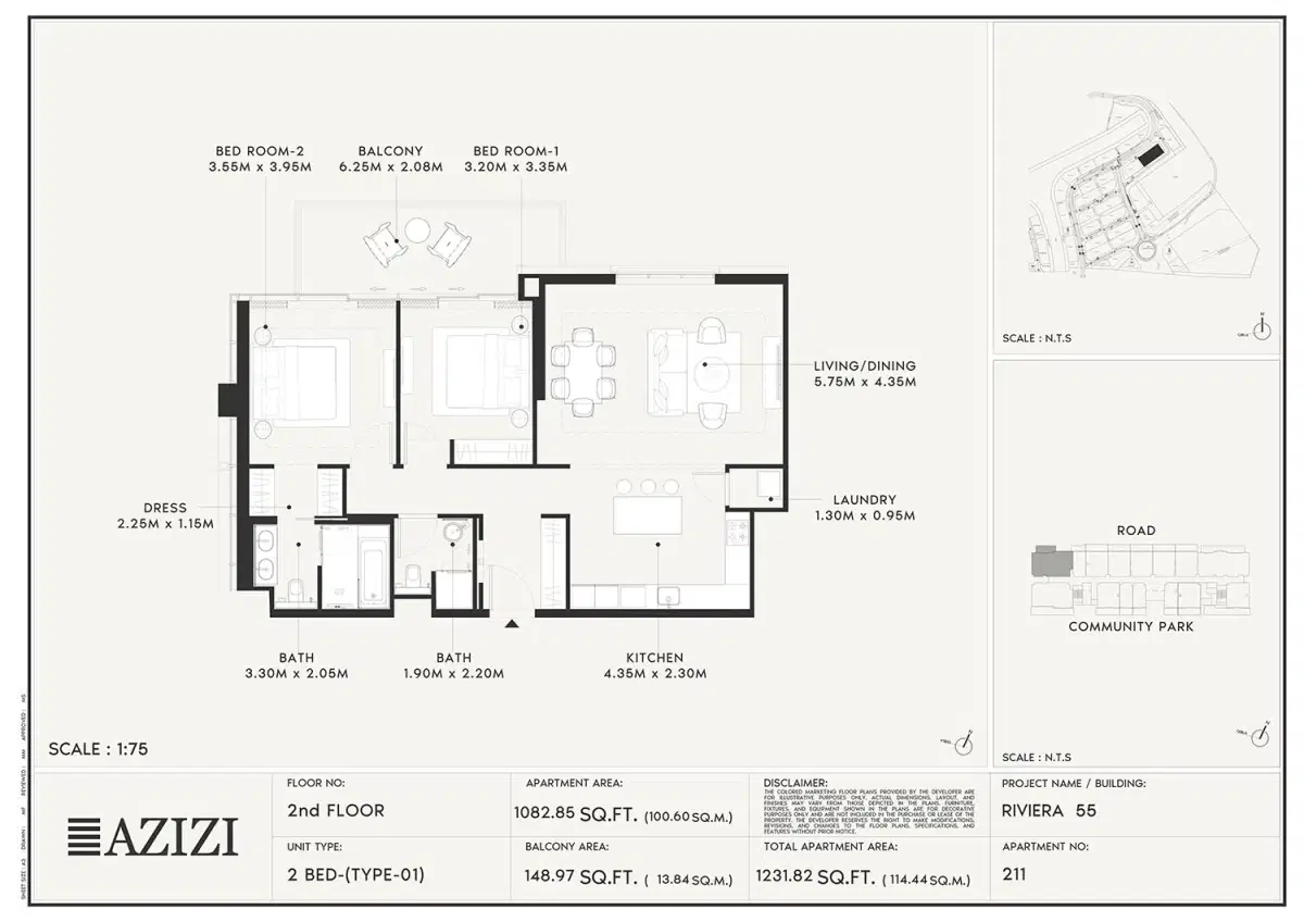 1 Bedroom Apartments