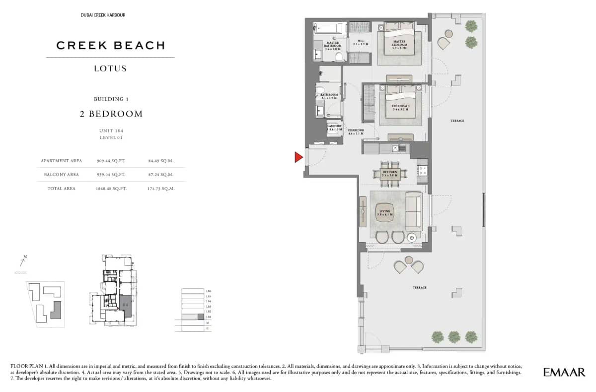 2 Bedroom Apartments