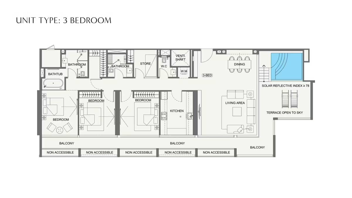 3 Bedroom Apartment