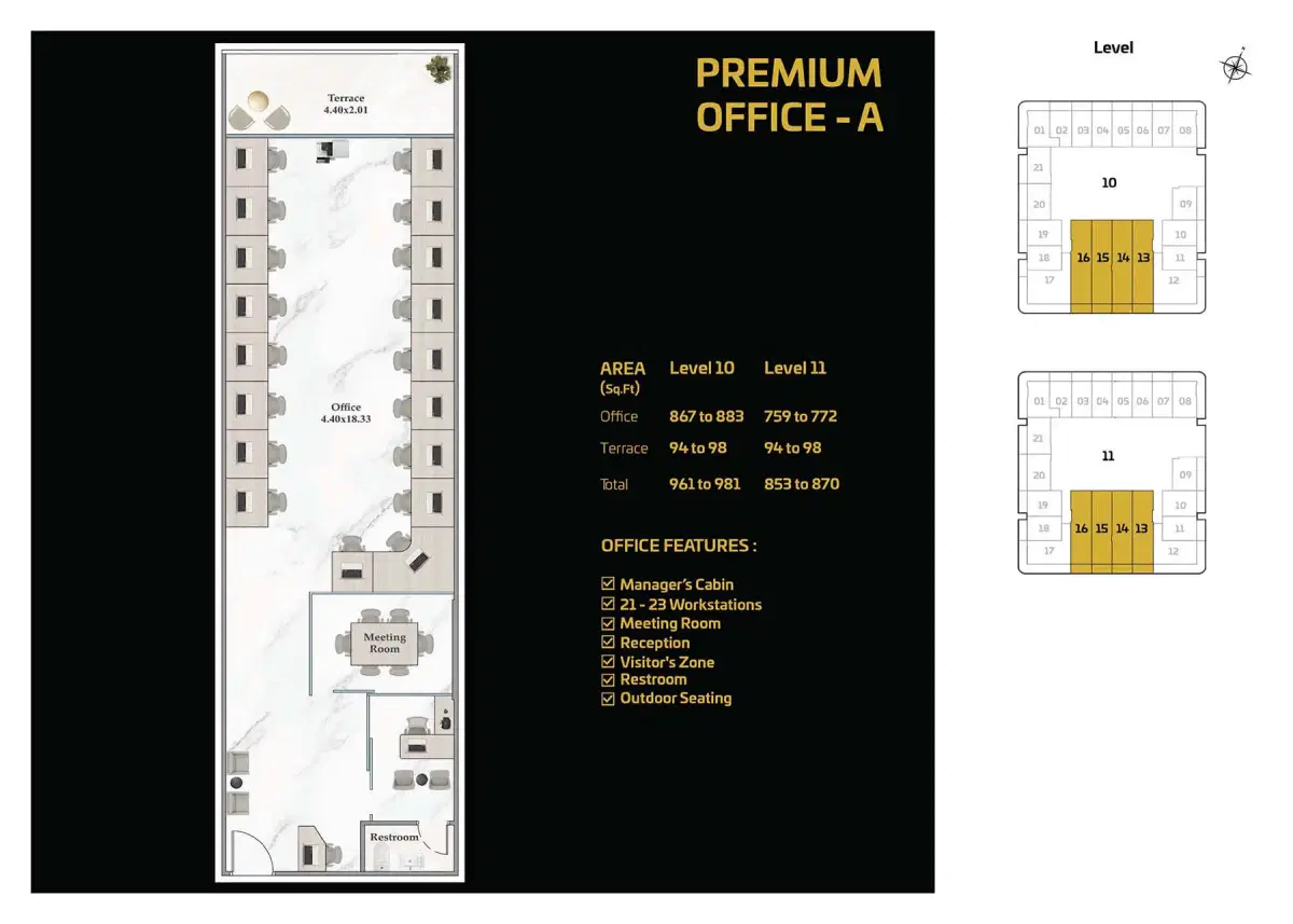 Shahrukz by Danube at Al Sufouh, Dubai Office Space Floor Plan