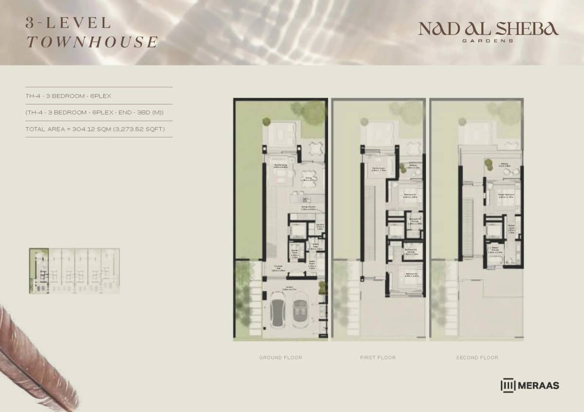 3 Bedroom Townhouses