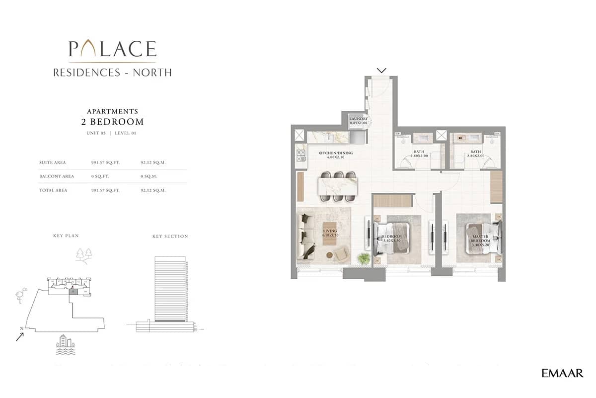2 Bedroom Apartments