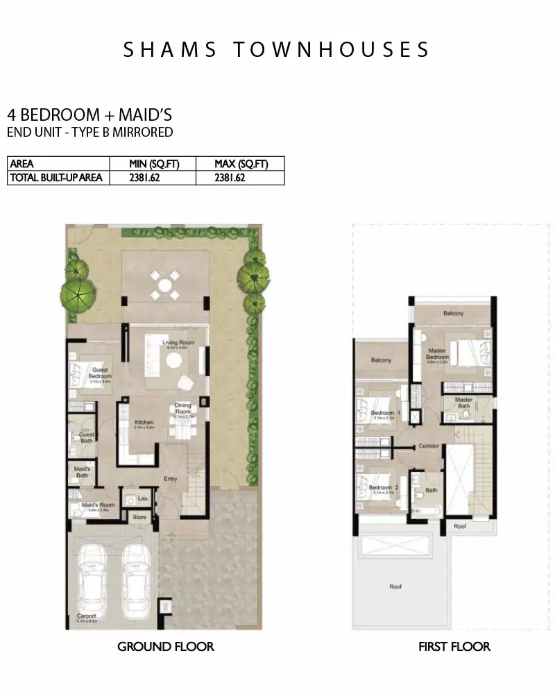 4 Bedroom Townhouses