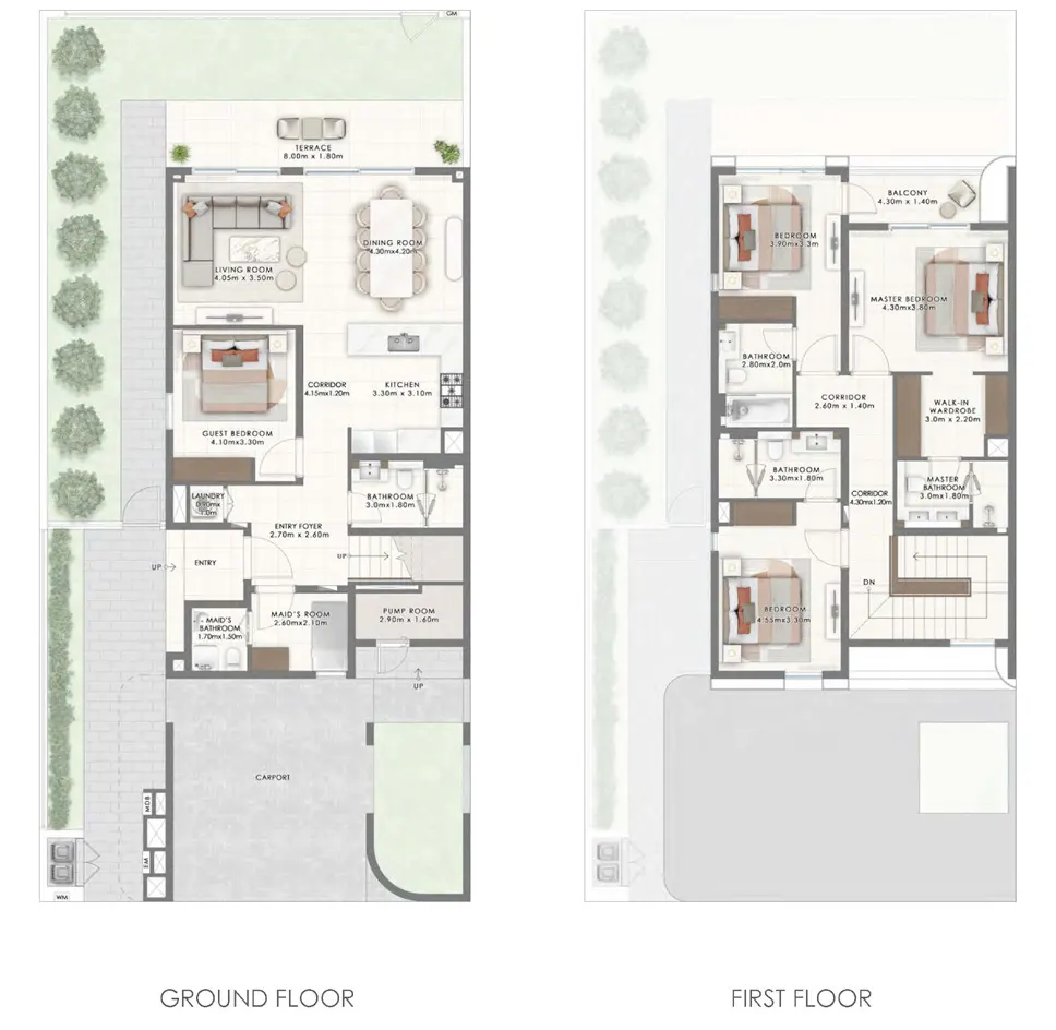 4 Bedroom Townhouses