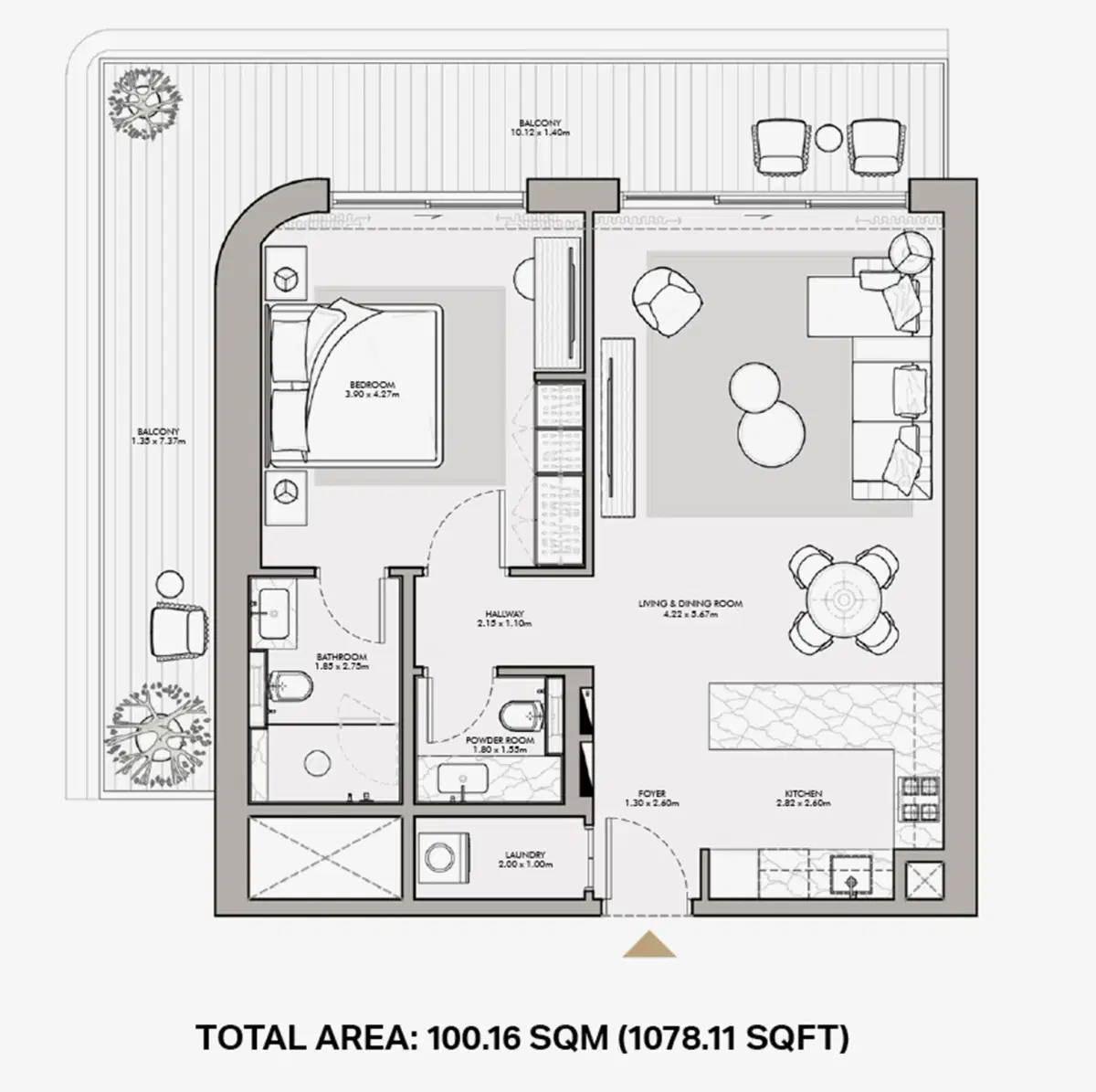 1 Bedroom Apartments