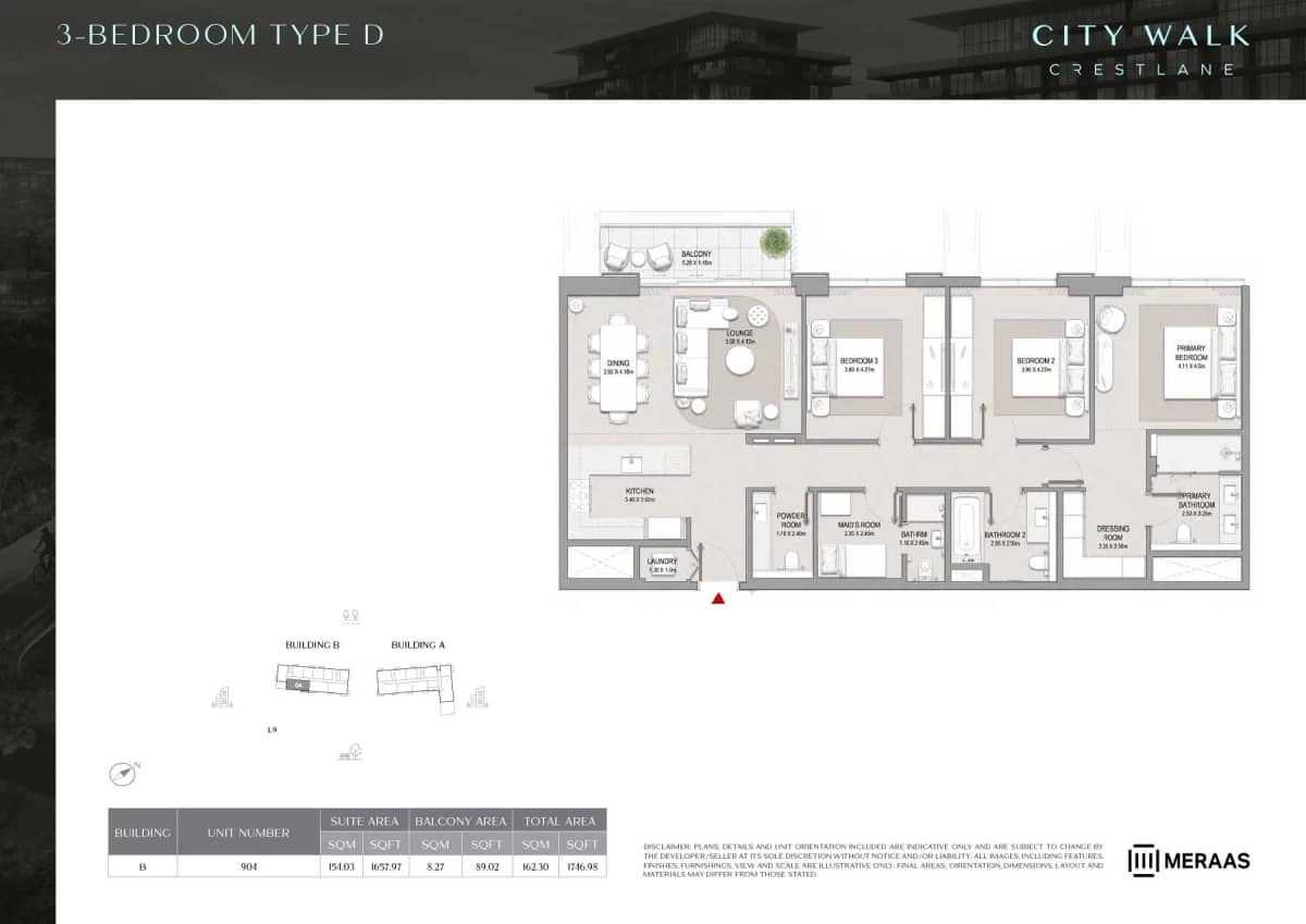 3 Bedroom Apartments