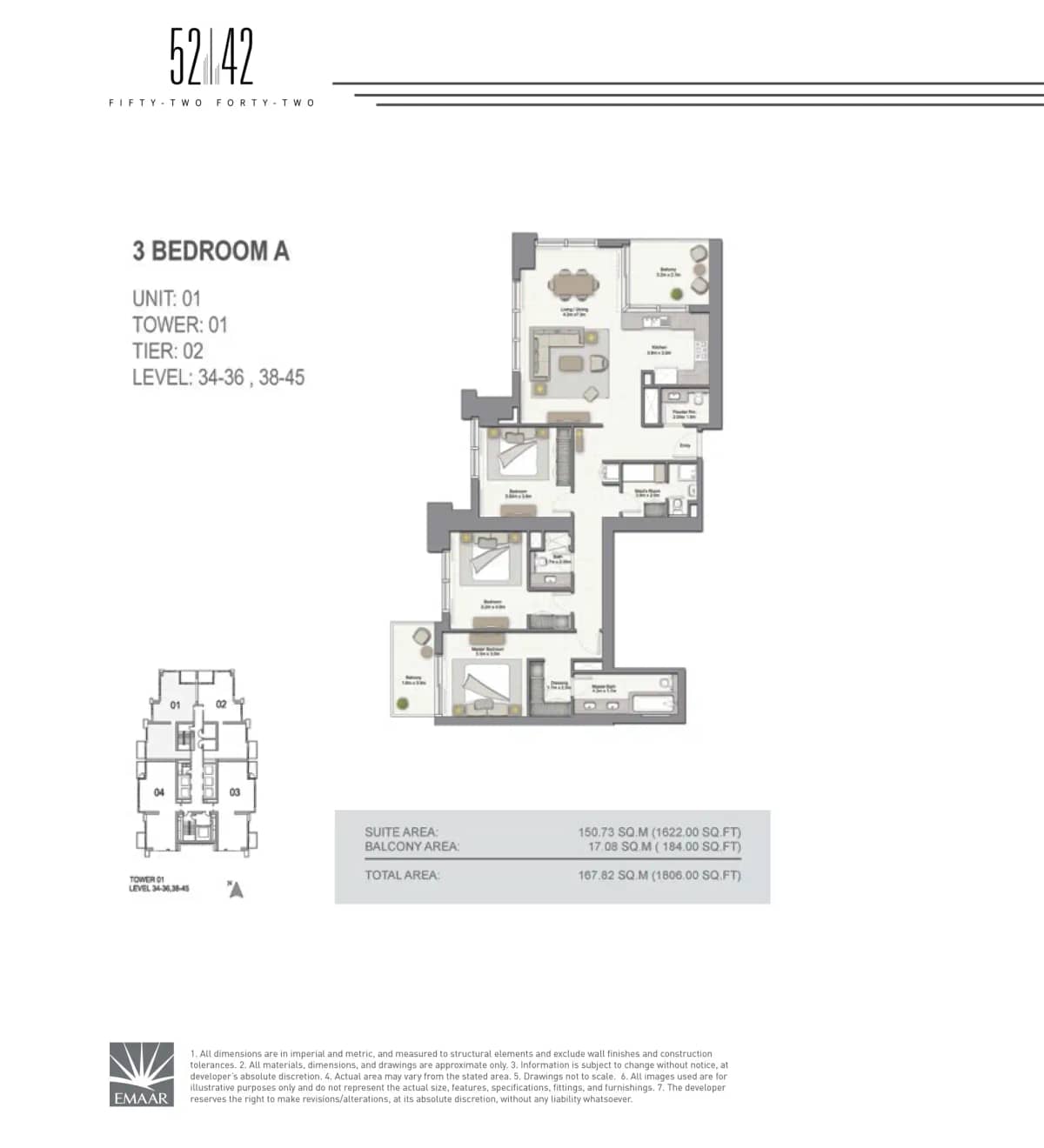 3 Bedroom Apartments