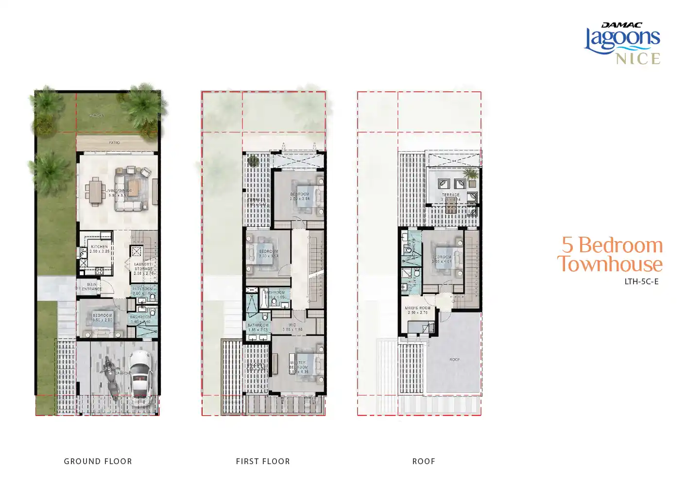 5 Bedroom Townhouses
