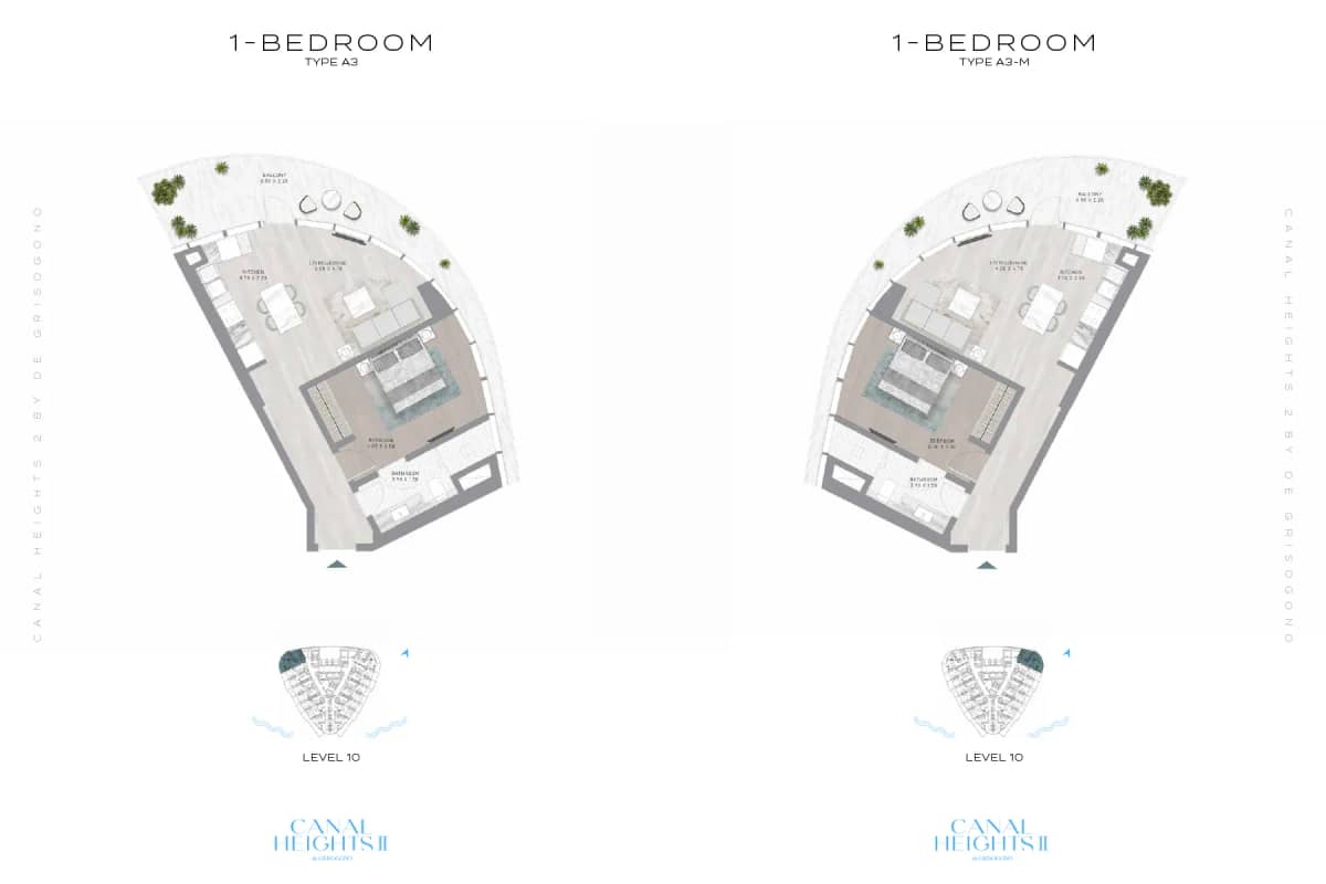1 Bedroom Apartments