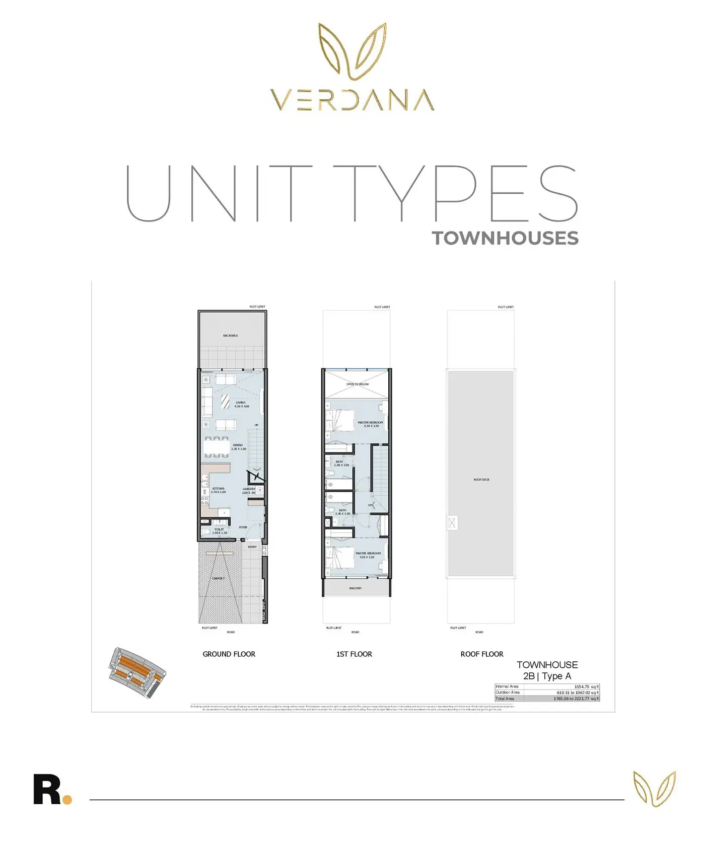 2 Bedroom Townhouses