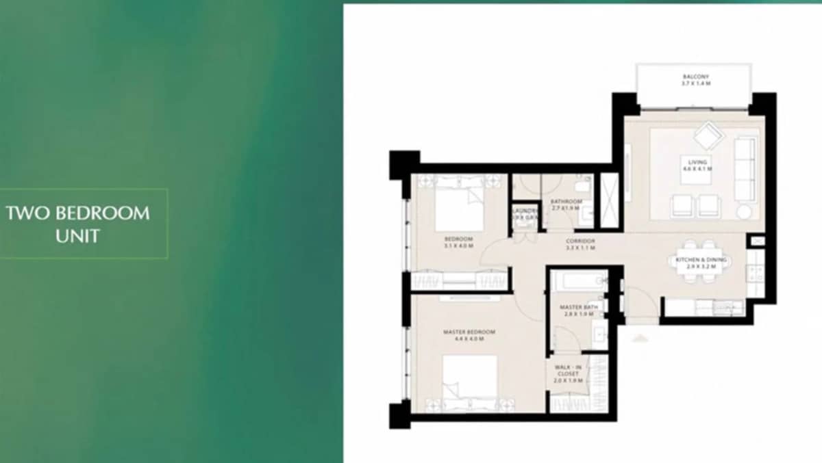 2 Bedroom Apartments