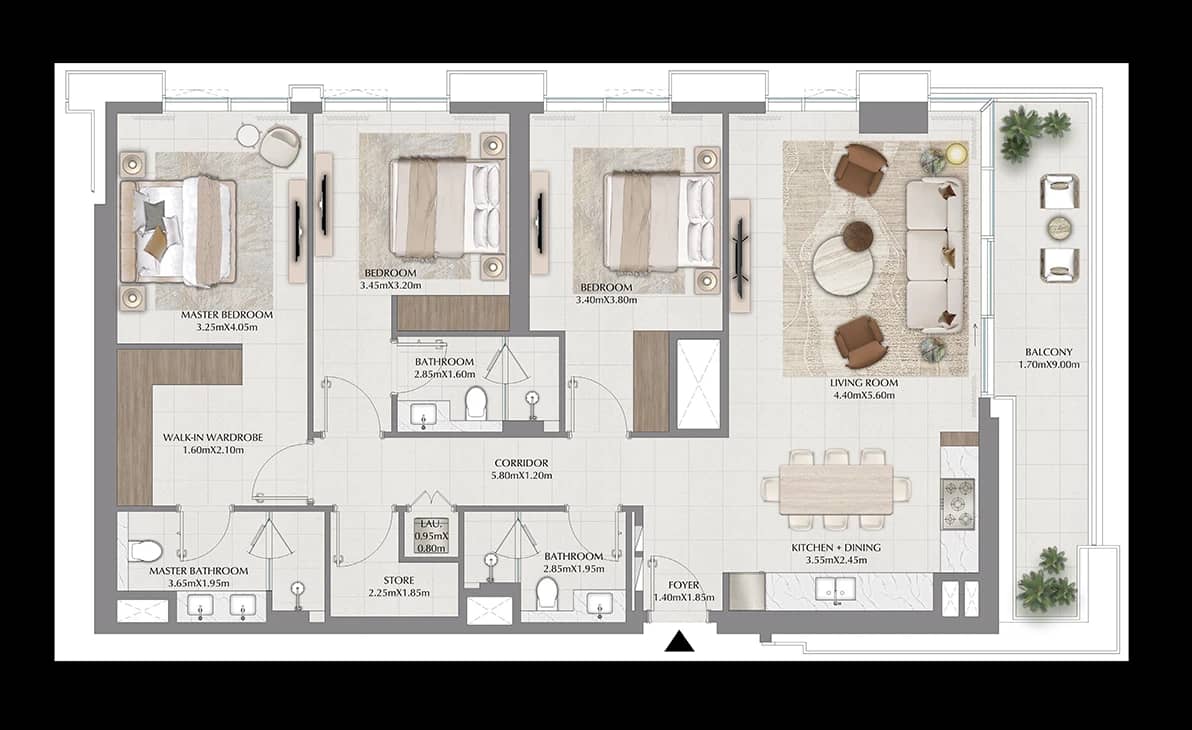 3 Bedroom Apartment