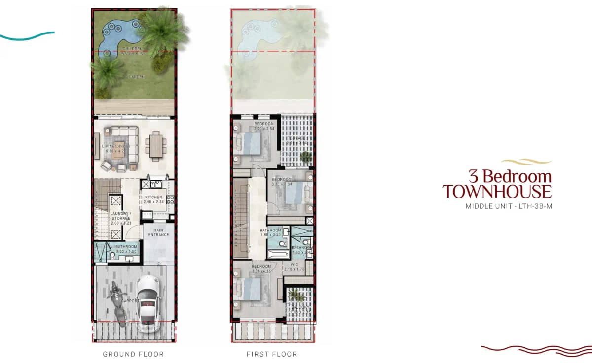 3 Bedroom Townhouses