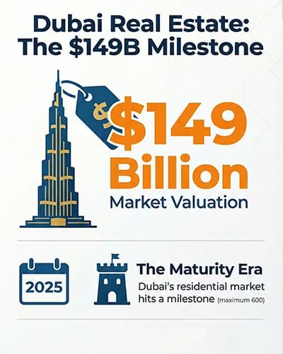 Dubai Housing Market Crosses $149Bn in 2025, Enters Mature Growth Phase