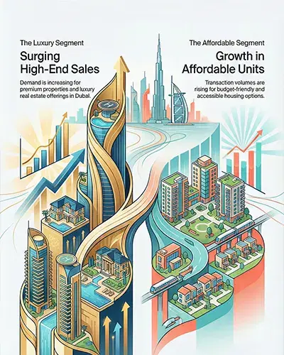 Dubai Real Estate Sales Up in Luxury & Affordable Segments