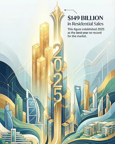 Dubai Real Estate Market 2025: $149B Residential Sales Mark Best Year on Record