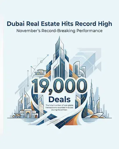 Dubai Real Estate Boom- Records Strong 19,000 Deals in Nov