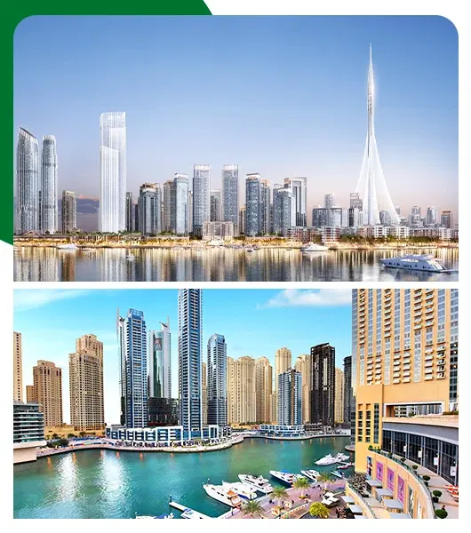 Is Dubai Marina And Dubai Creek The Same?