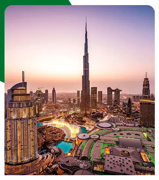 What Is The Area Near Burj Khalifa Called?