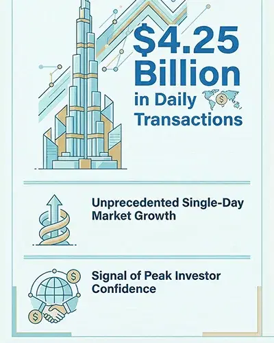 Dubai Property Market Strength: What $4.25 Billion in a Day Means for Investors