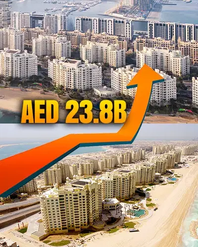 Why Jumeirah Apartments Drives AED 23.8B in Dubai Real Estate Sales?