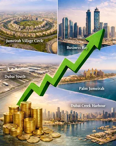 Dubai Top-Performing Areas in 2026 where you can plan to buy