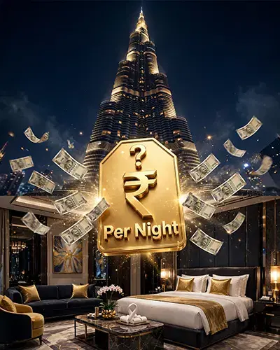 How Much Is The Burj Khalifa Room Per Night In Indian Rupees?