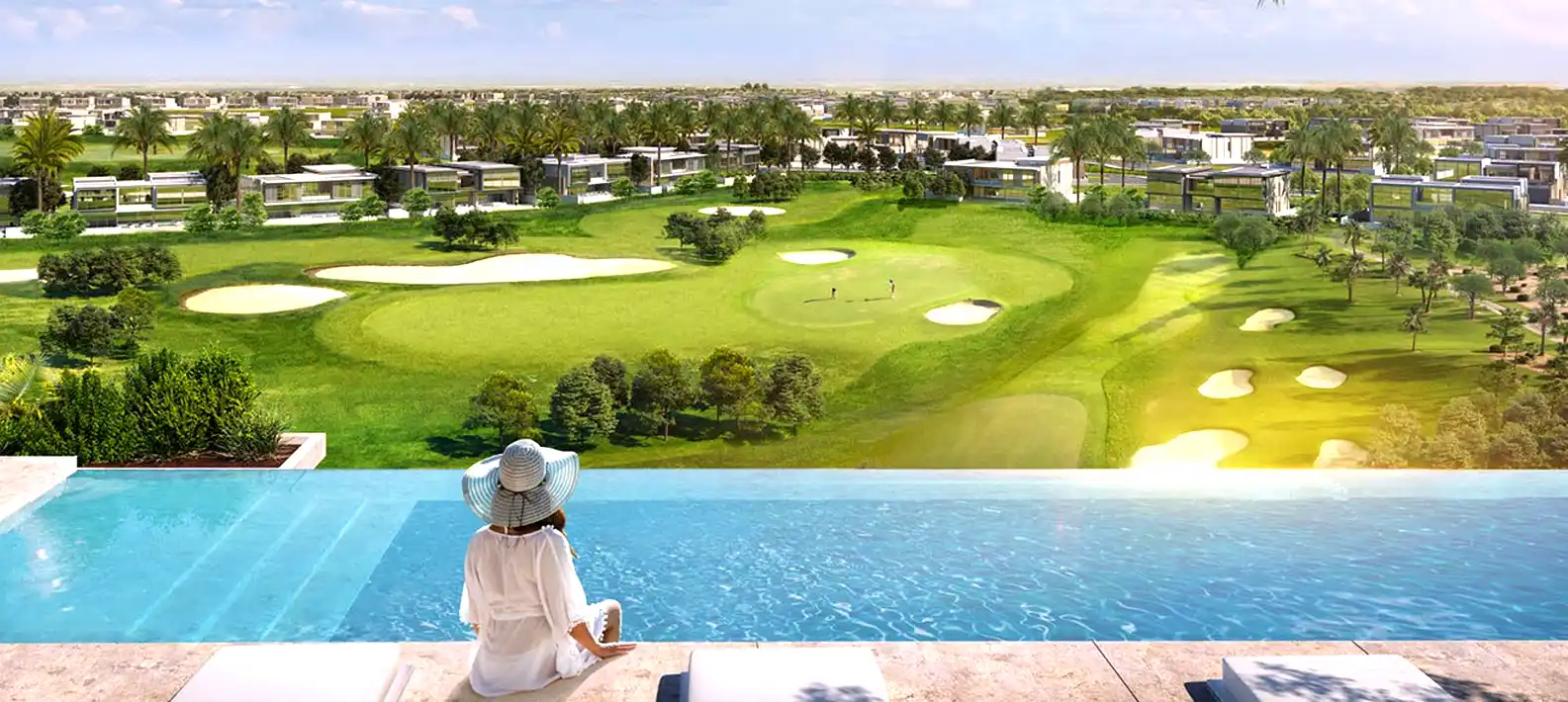 Dubai Hills Golf Facing Apartment Banner